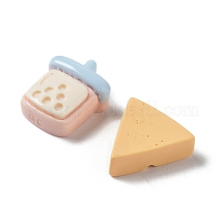 不透明樹脂デコデンカボション  模造食品  アイスクリーム＆卵＆ドリンク  混合図形  ミックスカラー  12.5~16x12.5~16x4.5~6mm&nbsp;CRES-M026-07