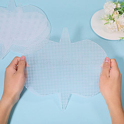 DIYプラスチックメッシュキャンバスシート6枚  編み物バッグかぎ針編みプロジェクトアクセサリー用  ホワイト  265x245mm&nbsp;PURS-CA0001-03B
