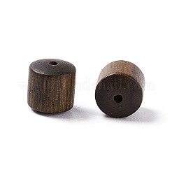 天然アフリカパダウウッドビーズ  コラム  ココナッツブラウン  8x8mm  穴：1.6mm  約1400個/500g&nbsp;WOOD-M005-01