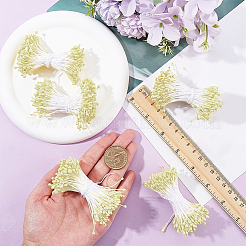 綿紐造花芯入り石膏6束  シャンパンイエロー  57x2mm  400個/バンドル&nbsp;DIY-GF0014-10A