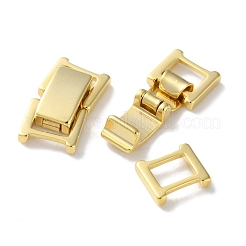 真鍮製時計バックル  カドミウムフリー＆鉛フリー  長方形  24KGP本金メッキ  15x8.5x4mm&nbsp;KK-F880-21D-G