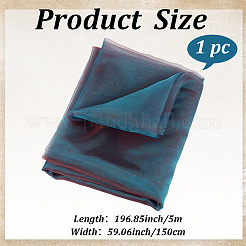 DIYクラフト用ポリエステル生地5m  服飾材料  ダークスレートグレー  1500x0.1mm&nbsp;DIY-GF0014-18C