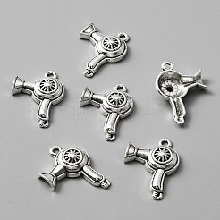 合金のチベット風チャーム  ヘアドライヤーチャーム  アンティークシルバー  26x19x5.5mm  穴：1.8mm&nbsp;LS-FIND-CJC0012-032