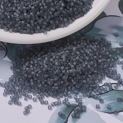 MIYUKIデリカビーズ  シリンダー  日本製シードビーズ  11/0  （db0749)マット透明グレー  1.3x1.6mm  穴：0.8mm  約10000個/袋  50 G /袋&nbsp;SEED-X0054-DB0749