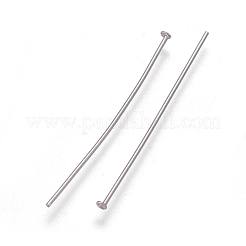 変色しにくい304ステンレススチール製フラットヘッドピン  ステンレス鋼色  35x0.7mm  ヘッド：1.5mm&nbsp;STAS-L222-40C