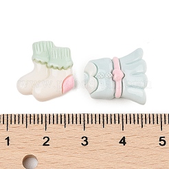 Bbayシリーズ 不透明樹脂カボション  ミックスカラー  混合図形  13.5~16x14~18x5~7.5mm&nbsp;CRES-M037-17