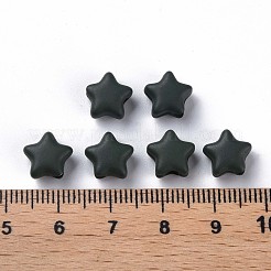スプレープリントアクリルビーズ  スター  ミックスカラー  8.5x9.5x5mm  穴：2mm  約2050個/500g&nbsp;MACR-S373-45-O