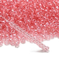 トーホー 6/0ラウンドビーズ  日本製シードビーズ  （ライトフレンチローズ透明光沢289)個  4mm  穴：1.5mm  約840個/50g&nbsp;SEED-XTR06-0289
