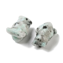 天然ゴマジャスパー彫刻人形  ホームオフィスのデスクトップ装飾用  フクロウ  15.5~18.5x13~15x22~24mm&nbsp;DJEW-L023-G16