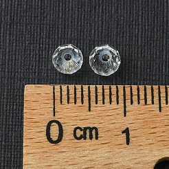 プレシオサ®クリスタルビーズ  チェコクリスタル  451 19 602 ラウンド  00030 242 銀色のフレア  4mm  穴：1mm&nbsp;X-PRC-BB4-00030-242