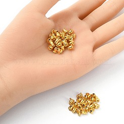 鉄弾丸ピアスキャッチ  ピアスバックキャッチ  ゴールドカラー  6x5mm  穴：1mm&nbsp;IFIN-YW0001-71G