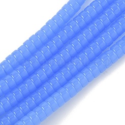 ガラスビーズ連売り  ディスク  ミックスカラー  6x3mm  穴：1.2mm  約115個/連  14.96''（38センチメートル）&nbsp;GLAA-I060-01