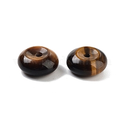 天然石タイガーアイビーズ  ロンデル  15x7mm  穴：2mm&nbsp;G-A222-01B