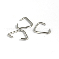 変色しにくい304ステンレススチールバッグアクセサリー  ステンレス鋼色  12x15.5x1.4mm&nbsp;STAS-D431-41