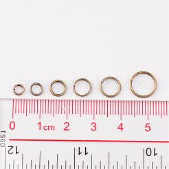 1箱アイアン製スプリットリング  ダブルループ丸カン  4mm / 5mm / 6mm / 7mm / 8mm / 10mm  ニッケルフリー  アンティークブロンズ&nbsp;IFIN-JP0013-AB-NF