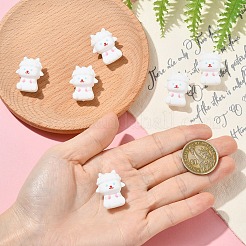 羊用食品グレードシリコンフォーカルビーズ6個  羊  25x20x14.5mm  穴：2mm&nbsp;SIL-YW0002-12
