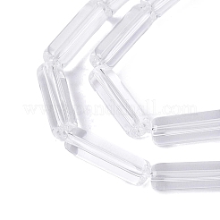 透明ガラスビーズ連売り  ラッパ  透明  12.5~13x4~4.5mm  穴：0.6~0.9mm  約28~29個/連  14.57~15.16インチ（37~38.5cm）&nbsp;GLAA-N070-01A-A01