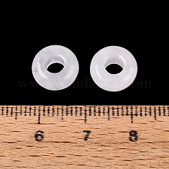 天然および合成の混合宝石ヨーロッパビーズ  滑らかなロンデル  大穴ビーズ  10x4.5~5mm  穴：4mm&nbsp;G-Q602-04