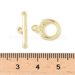 合金マンテル  カドミウムフリー＆鉛フリー  ラックめっき  リング  ゴールドカラー  リング：14.5x11x3mm  穴：1.6mm  バー：5x19x2.5mm  穴：1.6mm&nbsp;FIND-B047-08G