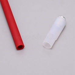 合金底のプラスチックペン  ペン回し用  レッド  235x11.5~14.5mm&nbsp;AJEW-WH0239-83A