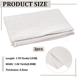 平らな陶器のリネン布  古いレース  1610x950x0.5mm&nbsp;SENE-WH0003-29A