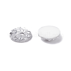 オペーク樹脂カボション  半円  フローラルホワイト  12x3mm&nbsp;CRES-XCP0001-21