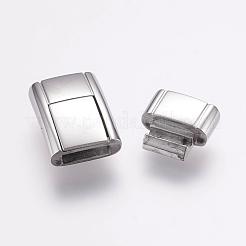 変色しにくい304ステンレススチール製バヨネット留め具  長方形  ステンレス鋼色  24x12.5x5.5mm  穴：3x11mm&nbsp;STAS-F122-35P
