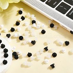 シリコン製携帯用防塵プラグ  ミックスカラー  半円  5.5x4.5mm  50個/カラー&nbsp;FIND-CN0001-99B