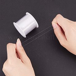ナイロンワイヤー  釣り糸  透明  0.25mm  約100m /ロール&nbsp;NWIR-PH0001-14-0.25mm