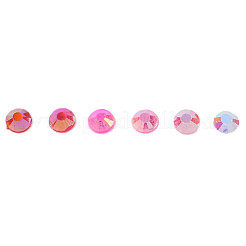 尖底レジンラインストーンカボション  ネイルアートの装飾の付属品  ダイヤモンド  ショッキングピンク  2x1mm&nbsp;MRMJ-N029-01B-01