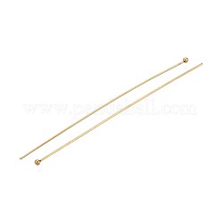 304ステンレススチールヘッドピン  イオンプレーティング（ip）  18KGP本金メッキ  15~70mm  ヘッド：2mm  110個/セット&nbsp;STAS-T065-20G