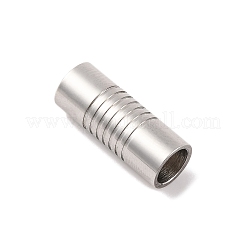 変色しにくい304ステンレススチール製のマグネット留め具と接着端  コラム  ステンレス鋼色  21x8mm&nbsp;STAS-E006-40