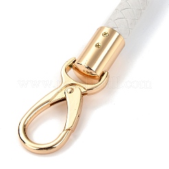 Puレザーバッグストラップ  合金の留め金付き  バッグ交換用アクセサリー  ホワイト  41.5x1cm&nbsp;FIND-G010-C02