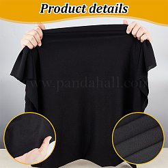 ファイバースピーカーグリルクロス  スピーカーの防塵保護カバーの交換  ktvボックス  ブラック  1700x500x0.3mm&nbsp;AJEW-WH0541-58
