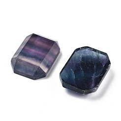 天然の蛍石カボション  多面カット四角形  29~30x21~22x9mm&nbsp;G-B139-03H