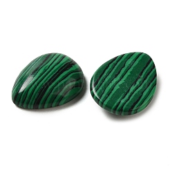合成マラカイトカボション  ティアドロップ  20x15x6mm&nbsp;G-P521-02B