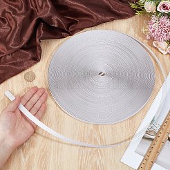 PPプラスチックリボン  パッケージングアクセサリー  フラット  ホワイト  3/8インチ（11mm）  約87.49ヤード（80m）/ロール&nbsp;OCOR-WH20003-134A