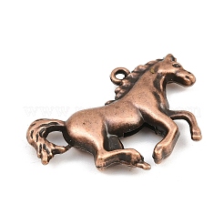 合金のチベット風チャーム  馬のチャーム  赤銅鉱  30x44x7mm  穴：2.5mm&nbsp;AL-CBA2376-27R