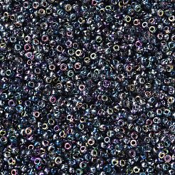 MIYUKIラウンドロカイユビーズ  日本製シードビーズ  11/0  （rr4572)マジックブルー  11/0  2x1.3mm  穴：0.8mm  約1100PCS /ボトル  10 G /ボトル&nbsp;SEED-JP0008-RR4572