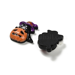 ハロウィーン不透明樹脂カボション  混合図形  ミックスカラー  16~31x27~32x7~9mm&nbsp;CRES-D315-01