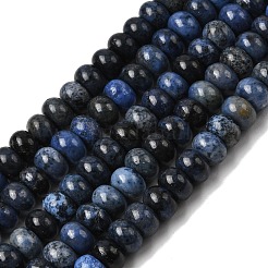 天然デュモージェライトビーズ連売り  ロンデル  6.5~7x4~4.5mm  穴：0.8mm  約89個/連  15.35''（39センチメートル）&nbsp;G-A280-A09-01