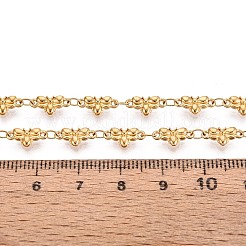 5m 304ステンレス鋼昆虫リンクチェーン  ハンダ付け  スプールで  イオンプレーティング（ip）  18KGP本金メッキ  10x5x2mm&nbsp;CHS-T071-45G