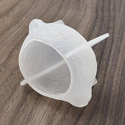3D レモン DIY シリコン キャンドル モールド  レジン型  UVレジン用  エポキシ樹脂工芸品作り  ホワイト  46.5x75.5x47.5mm&nbsp;SIMO-G010-08B