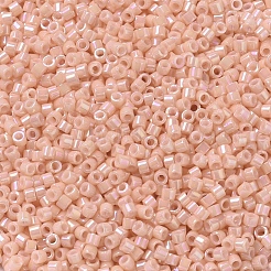 MIYUKIデリカビーズ  シリンダー  日本製シードビーズ  11/0  （db0207)オペークティーローズ光沢  1.3x1.6mm  穴：0.8mm  約2000PCS /ボトル  10 G /ボトル&nbsp;SEED-JP0008-DB0207