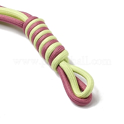 ナイロンコードペンダントの飾り  バッグの飾りに  ミックスカラー  294x16.5mm&nbsp;FIND-H054-12
