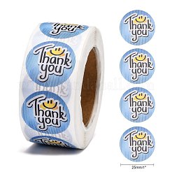 1インチサンキューステッカー  粘着ロールステッカーラベル  封筒用  バブルメーラーとバッグ  ライトスカイブルー  25mm  500PCS /ロールについて&nbsp;DIY-G025-J06