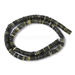 天然中国南部翡翠ビーズ連売り  ロンデル  6~6.5x2~2.5mm  穴：1mm  約181~191個/連  15.16~15.35''（38.5~39.1センチメートル）&nbsp;G-Q159-B16-01