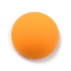 食品グレードの環境に優しいシリコーン焦点ビーズ  オレンジ  オレンジ  21.5x10.5mm  穴：2mm&nbsp;SIL-F002-12