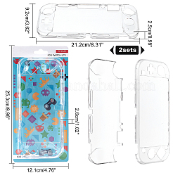 PCプラスティッククリスタルクリアカバーケース  スイッチライト用  透明  211x92x25mm&nbsp;AJEW-WH0270-03A