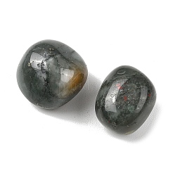 天然の血石のビーズ  転がった石  穴なし/ドリルなし  ナゲット  20~56x18~30.5x8~28mm&nbsp;G-G348-01B-35